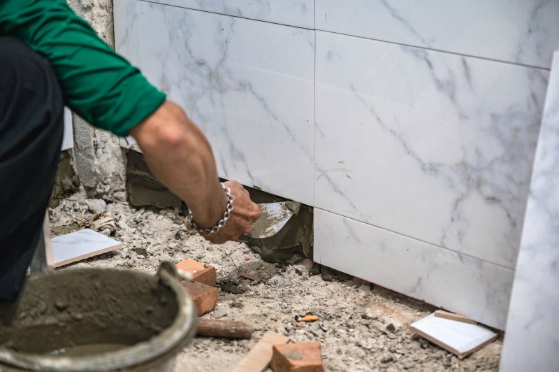 Marble Tile Floor Installation in Kansas City, KS
