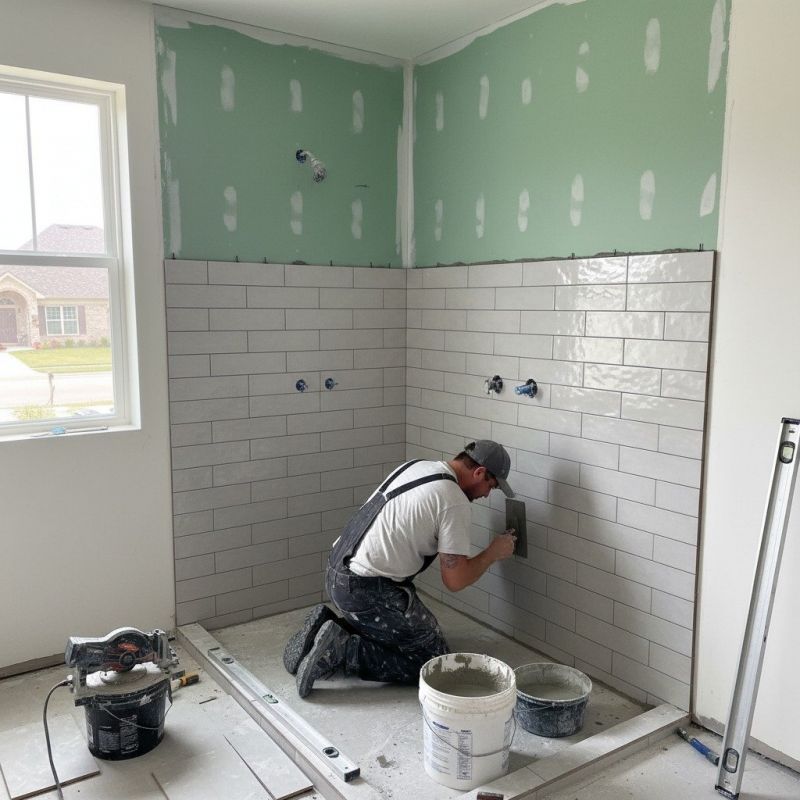 Shower Floor Tiling in Alpharetta, GA