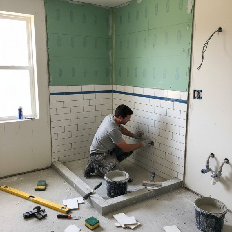Shower Tiling Service in Alpharetta, GA