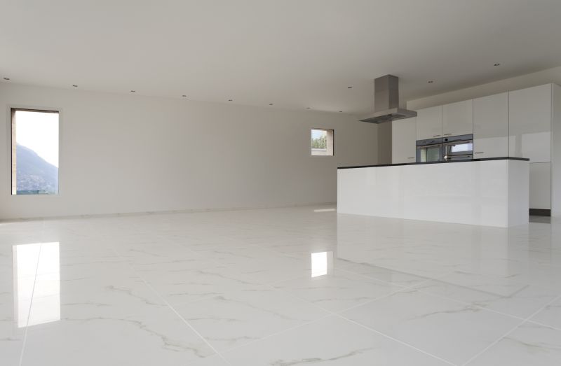 White Marble Tile Installation in Kansas City, KS