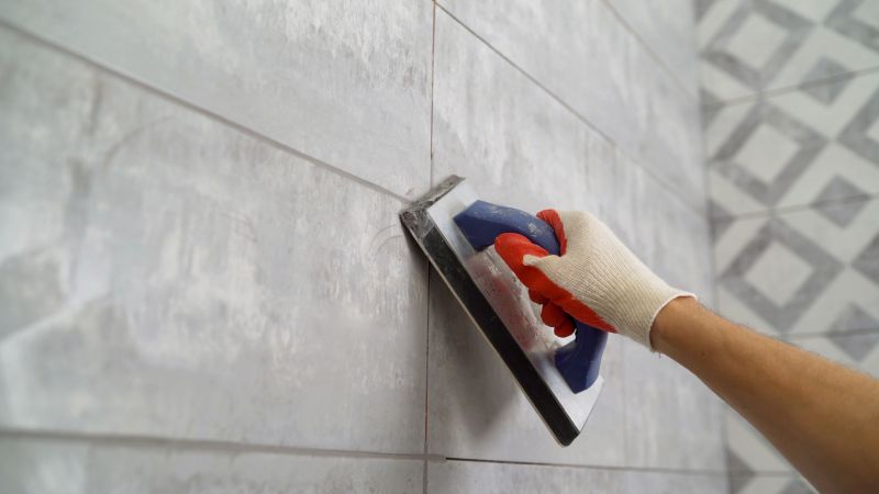 Professional Grout Application